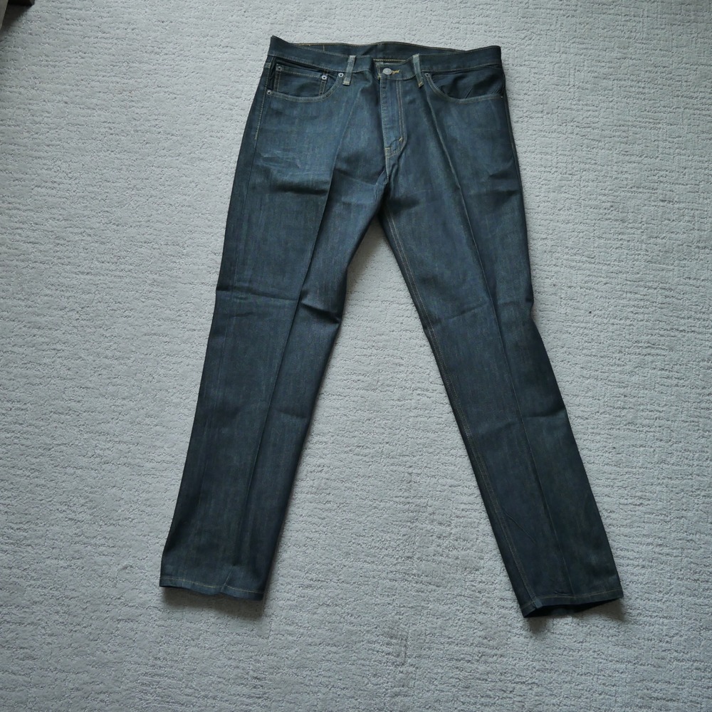 Levis 508 Regular Taper Jeans Mens 36x30 Dark Wash Indigo Denim 100% Cotton